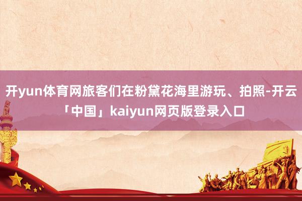 开yun体育网旅客们在粉黛花海里游玩、拍照-开云「中国」kaiyun网页版登录入口